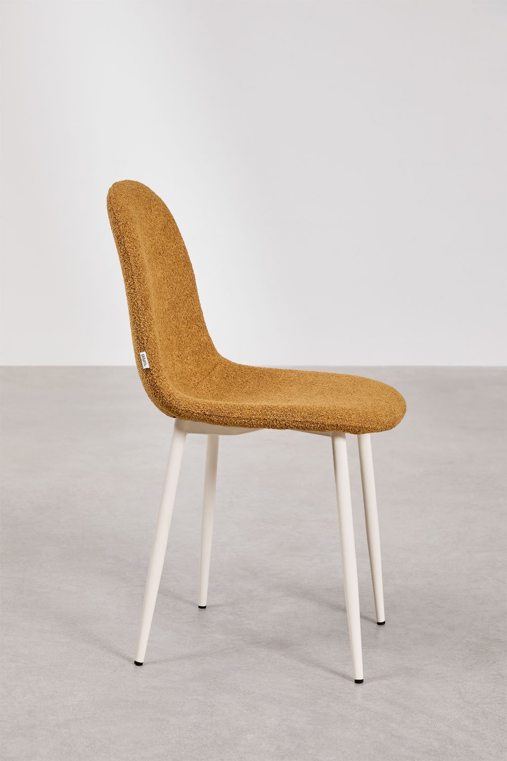 Silla de comedor en tela bouclé Glamm Deluxe, imagen de galería 4