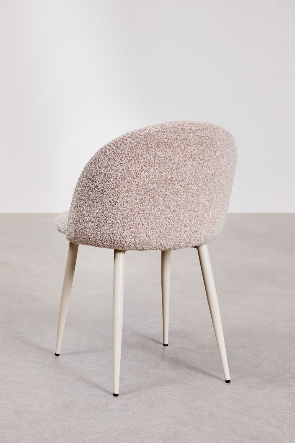 Silla de comedor en tela bouclé Kana Deluxe, imagen de galería 5