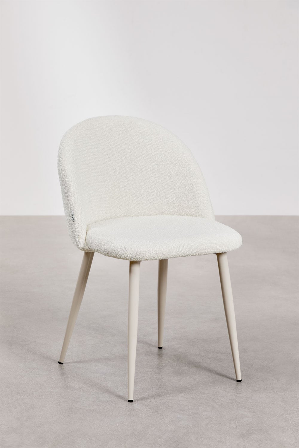 Pack de 4 sillas de comedor en tela bouclé Kana Deluxe, imagen de galer&iacute;a 3