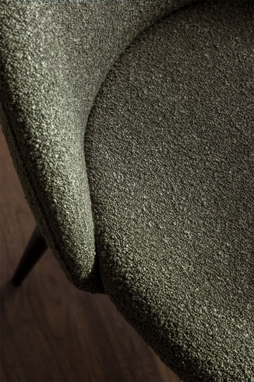 Silla de comedor en tela bouclé Kana, imagen de galería 2