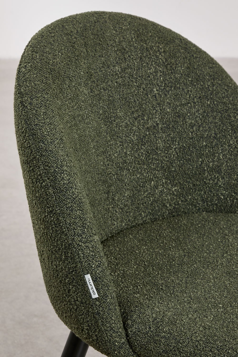 Silla de comedor en tela bouclé Kana, imagen de galería 6