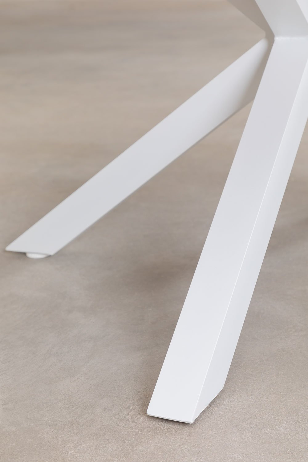 Mesa de jardín redonda en aluminio y madera de eucalipto Archer    , imagen de galería 5