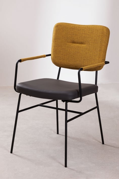 Silla de comedor con reposabrazos Milih