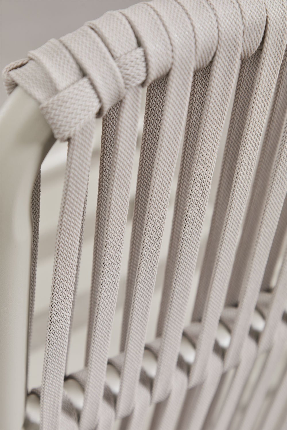 Silla de comedor apilable con reposabrazos en aluminio Alberta, imagen de galería 6