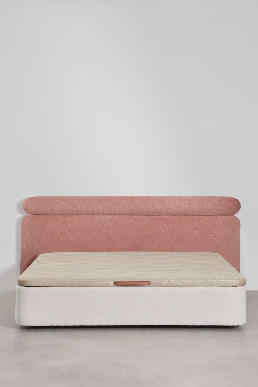 Cabecero para cama de 200cm en tela rosa cuarzo Cirene, imagen de galer&iacute;a 9