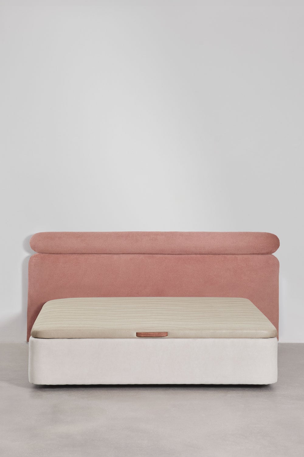 Cabecero para cama de 180cm en tela rosa cuarzo Cirene, imagen de galer&iacute;a 9