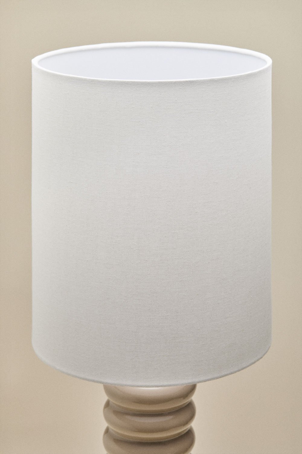 Lámpara de mesa 75 cm en cerámica y lino Boreto, imagen de galería 3