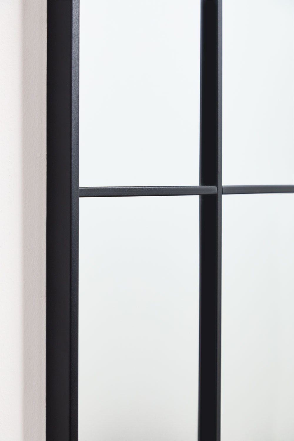 Espejo de pared en metal efecto ventana 40x130 cm Rania, imagen de galería 4