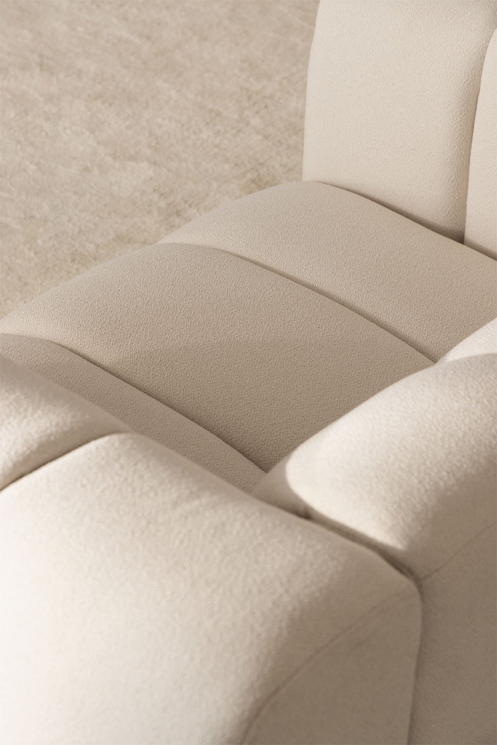 Sillón en tela bouclé Eliot, imagen de galería 2
