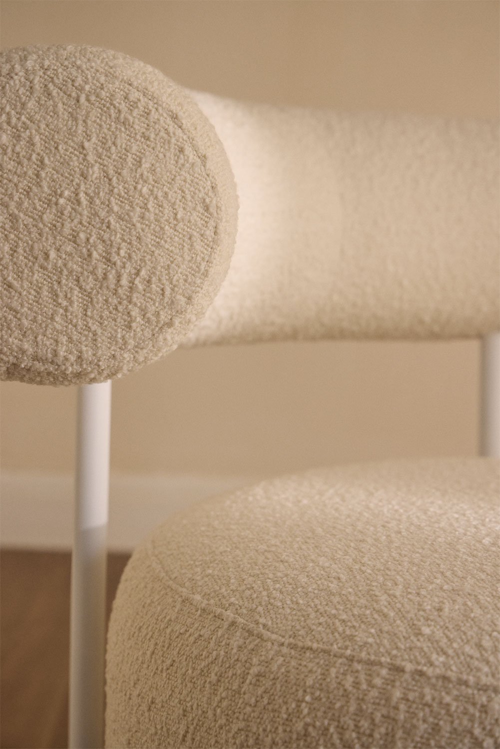 Sillón en tela bouclé Arieta   , imagen de galería 2