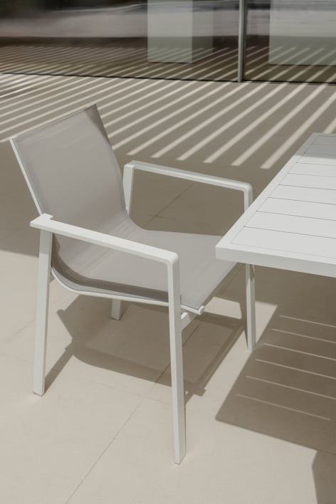 Silla de jardín apilable Eika