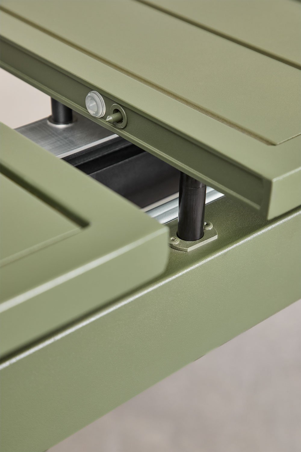 Mesa de jardín rectangular extensible en aluminio Karena  , imagen de galería 5