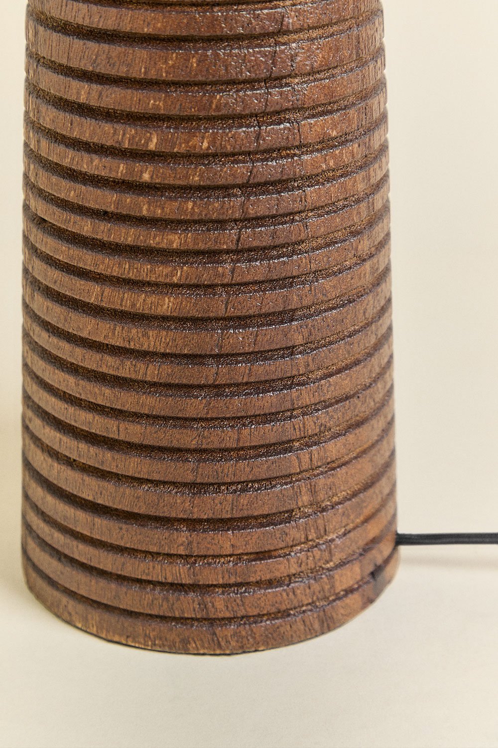 Base para lámpara de mesa ↑40 cm en madera de mango Malva, imagen de galería 6