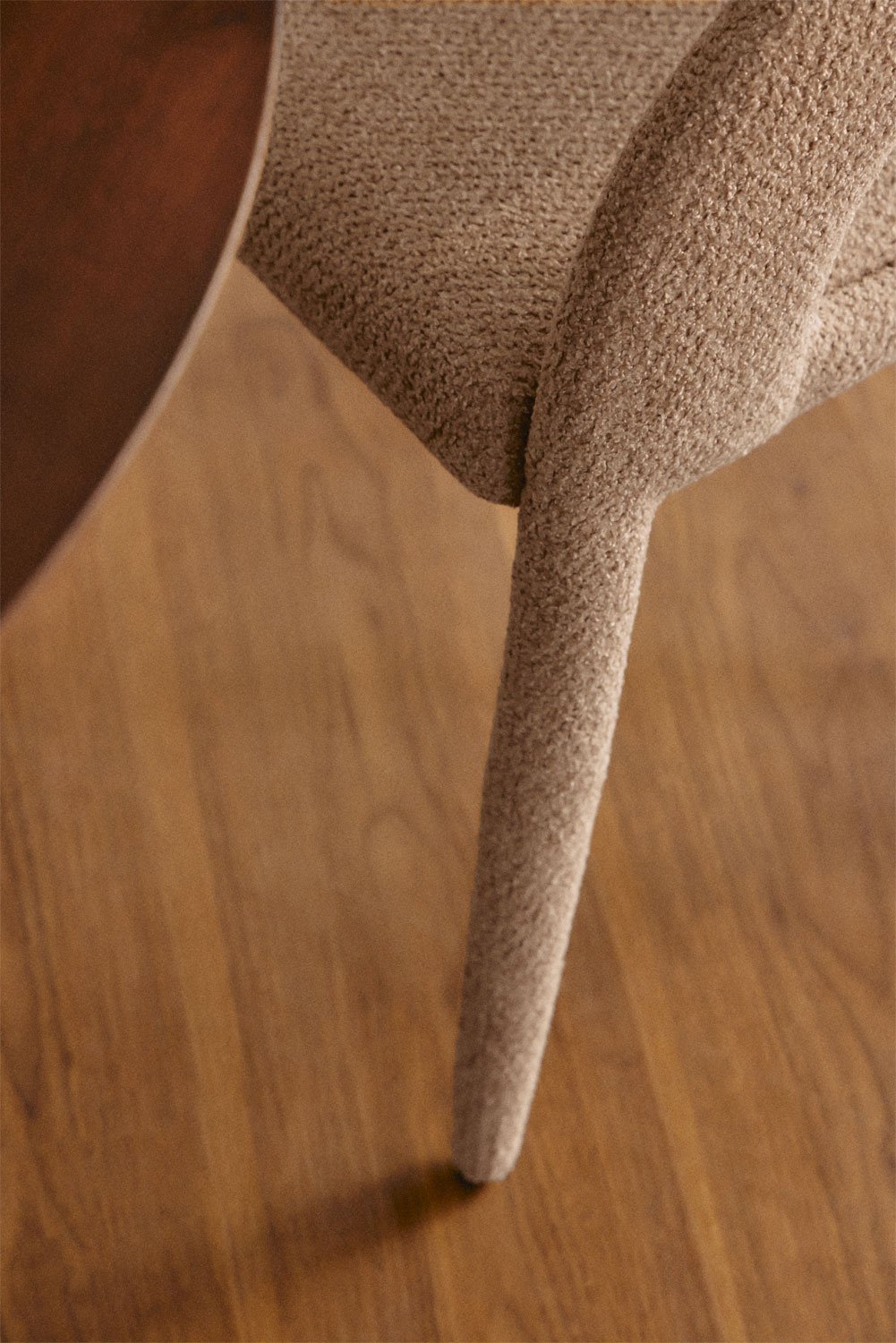 Silla de comedor con reposabrazos tapizadas Arazeina, imagen de galería 2