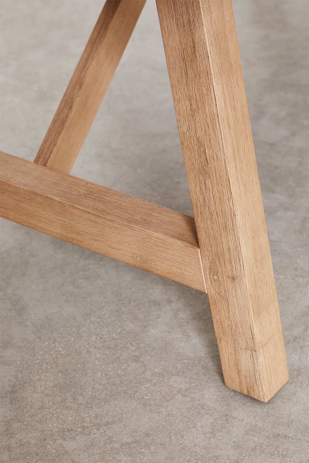 Mesa de jardín rectangular en madera de acacia Dubai, imagen de galería 6