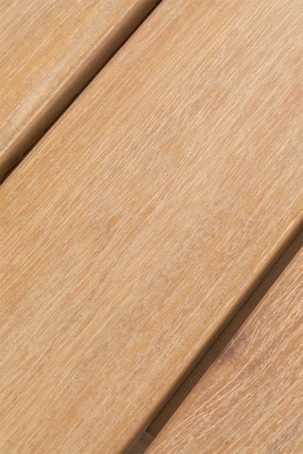 Mesa de jardín rectangular 300x100 cm en madera de acacia rústica Dubai, imagen de galer&iacute;a 7