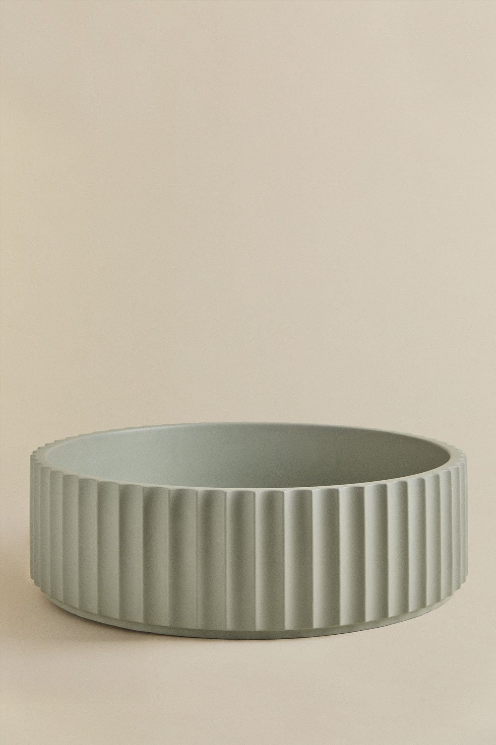 Lavabo redondo Ø40 cm en cemento Kazbek, imagen de galería 2