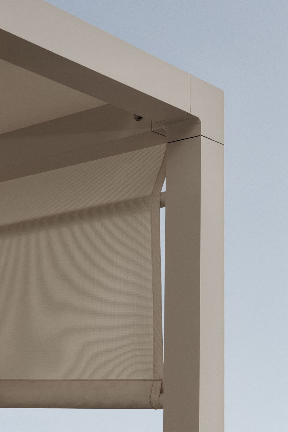 Cama balinesa reclinable en aluminio y tela Nasau, imagen de galería 2