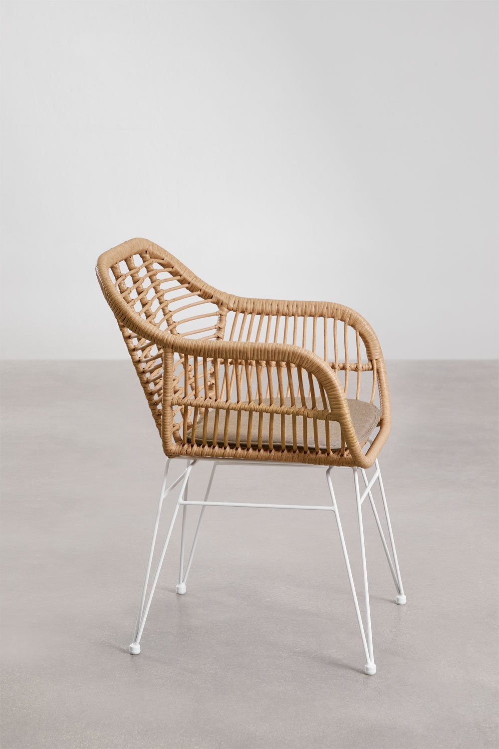 Silla de jardín en mimbre sintético Zole , imagen de galería 2