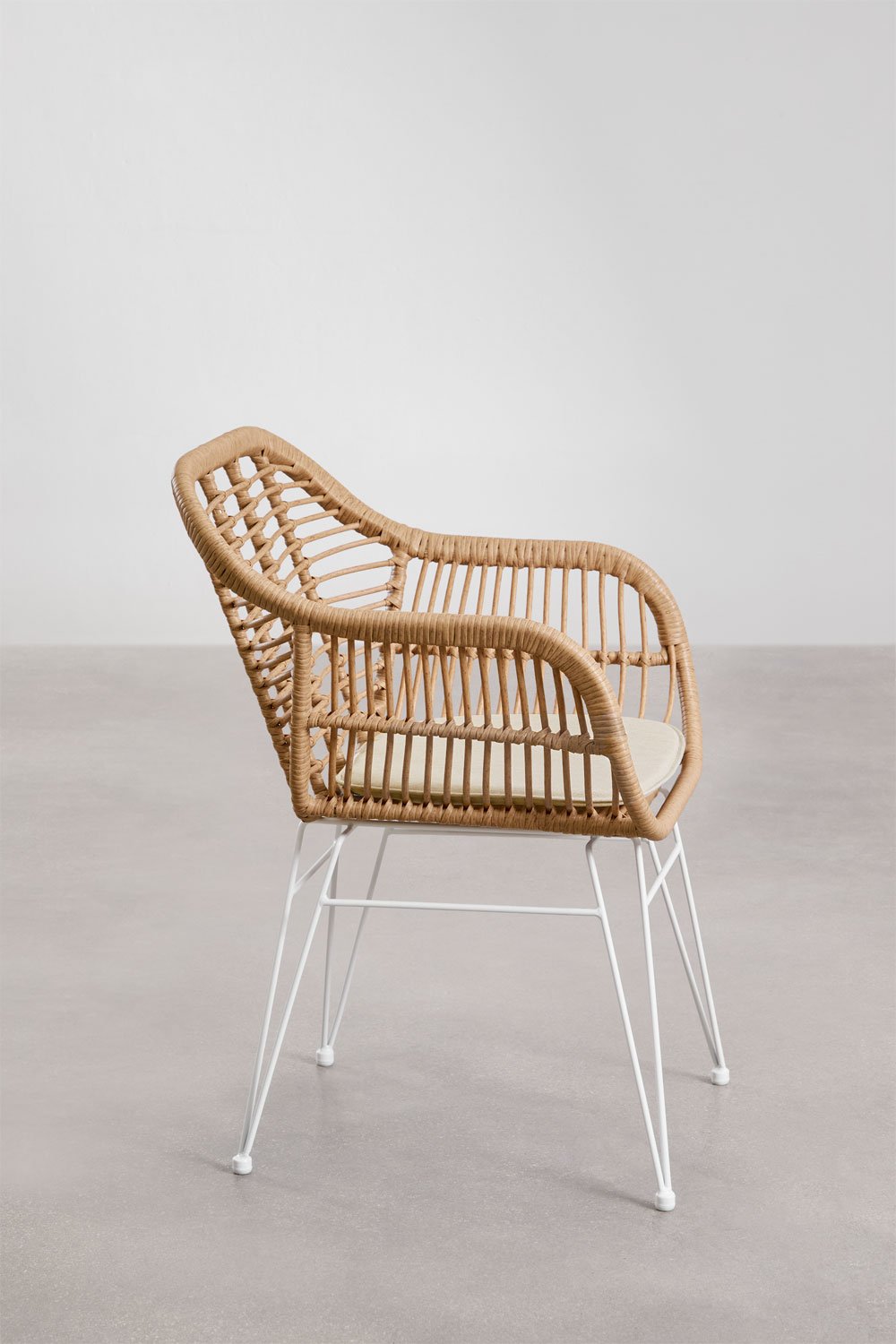 Silla de jardín en mimbre sintético Zole , imagen de galería 2