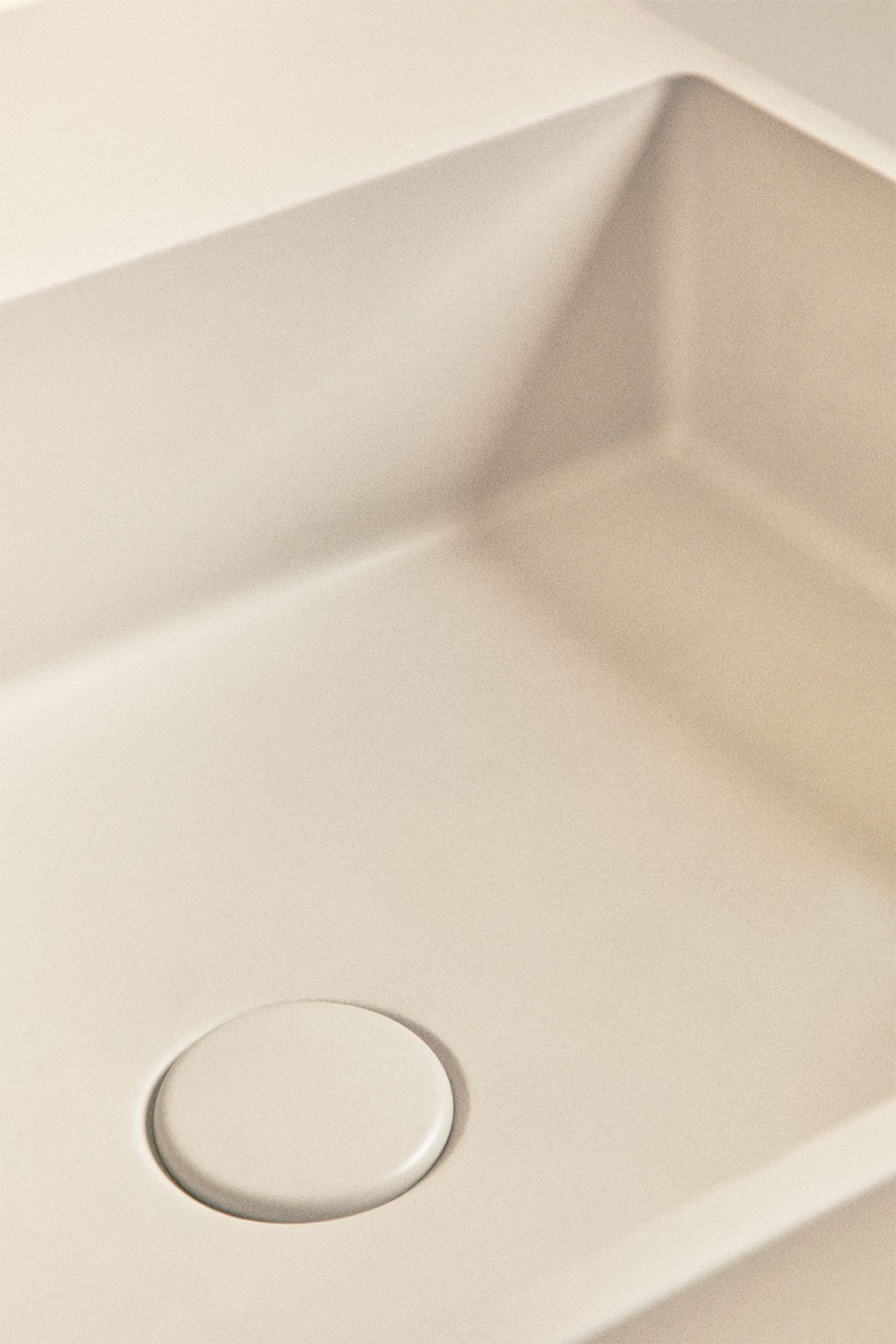 Lavabo cuadrado con almacenaje en cemento Olympus, imagen de galería 8