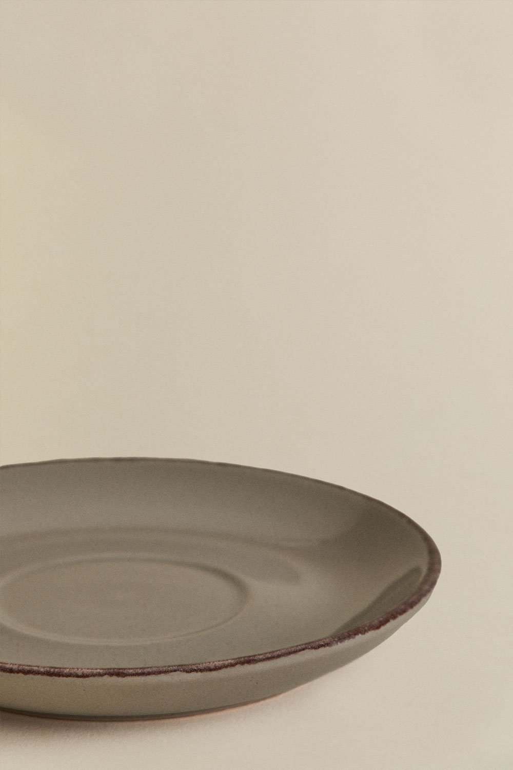 Pack de 2 tazas de café 9 cl con plato en gres Ronilena, imagen de galería 6