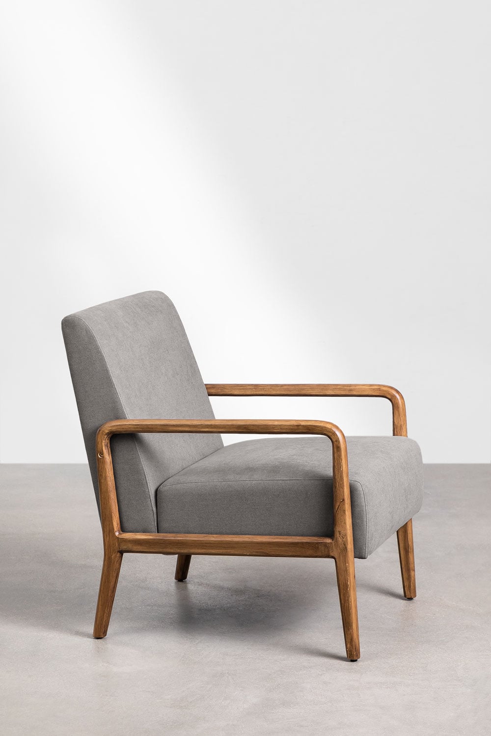 Pack de 2 sillones en madera de caucho Maylene, imagen de galer&iacute;a 3