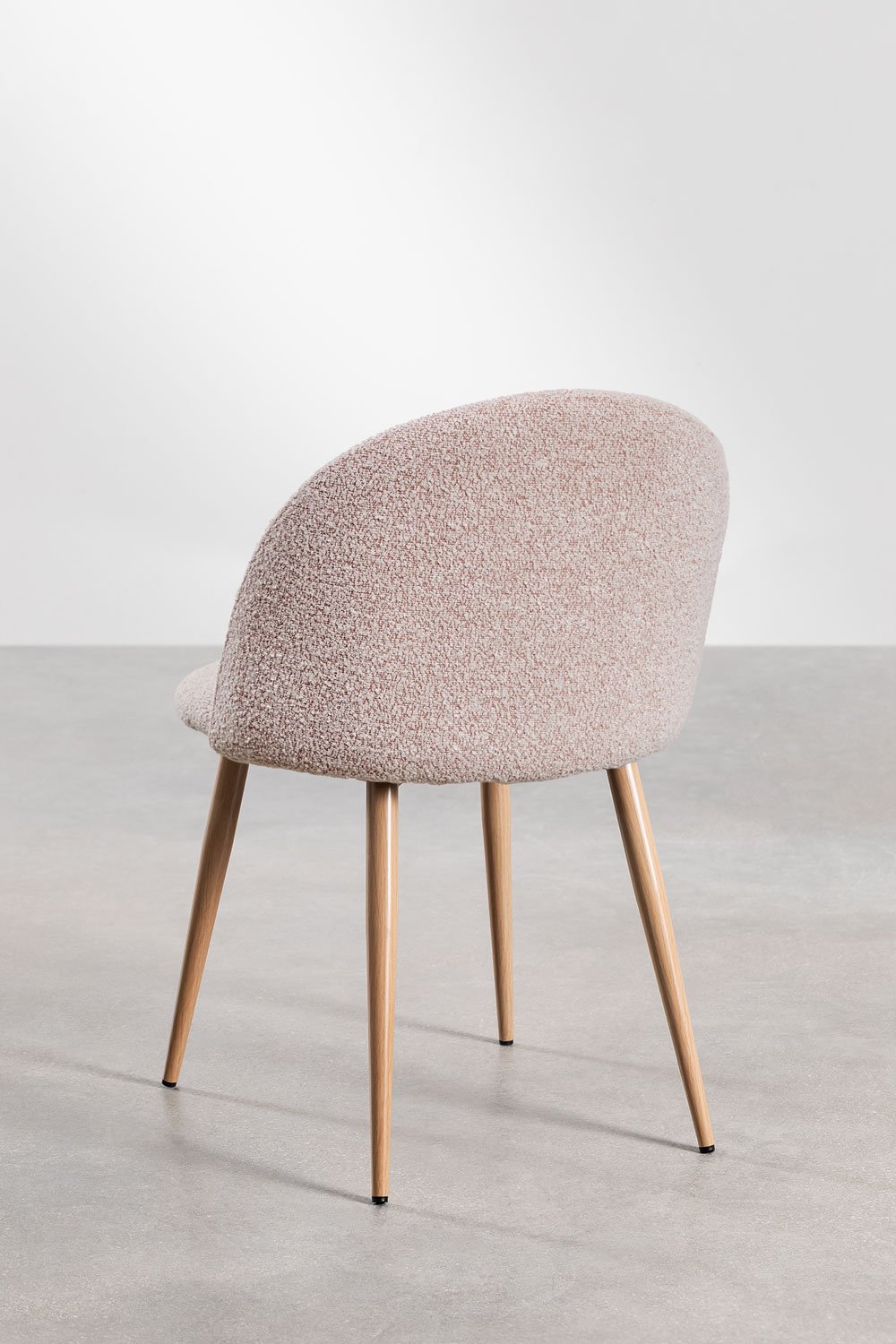 Pack de 2 sillas de comedor en tela bouclé Kana Deluxe, imagen de galería 5