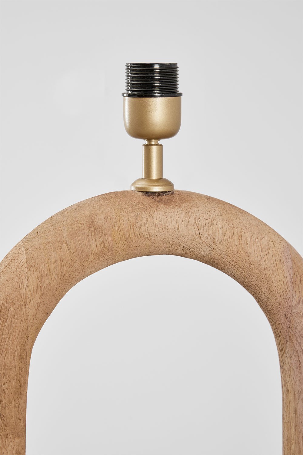 Base para lámpara de pie ↑140cm en madera de mango Tiberia, imagen de galería 3