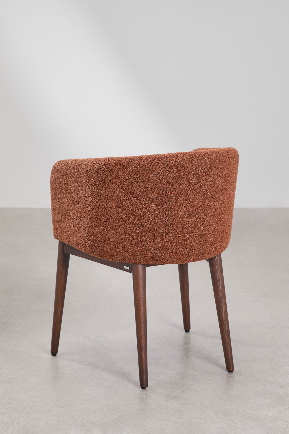 Silla de comedor tapizada con reposabrazos Bunia, imagen de galería 5