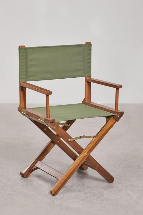 Silla de director plegable en madera de acacia Ridley