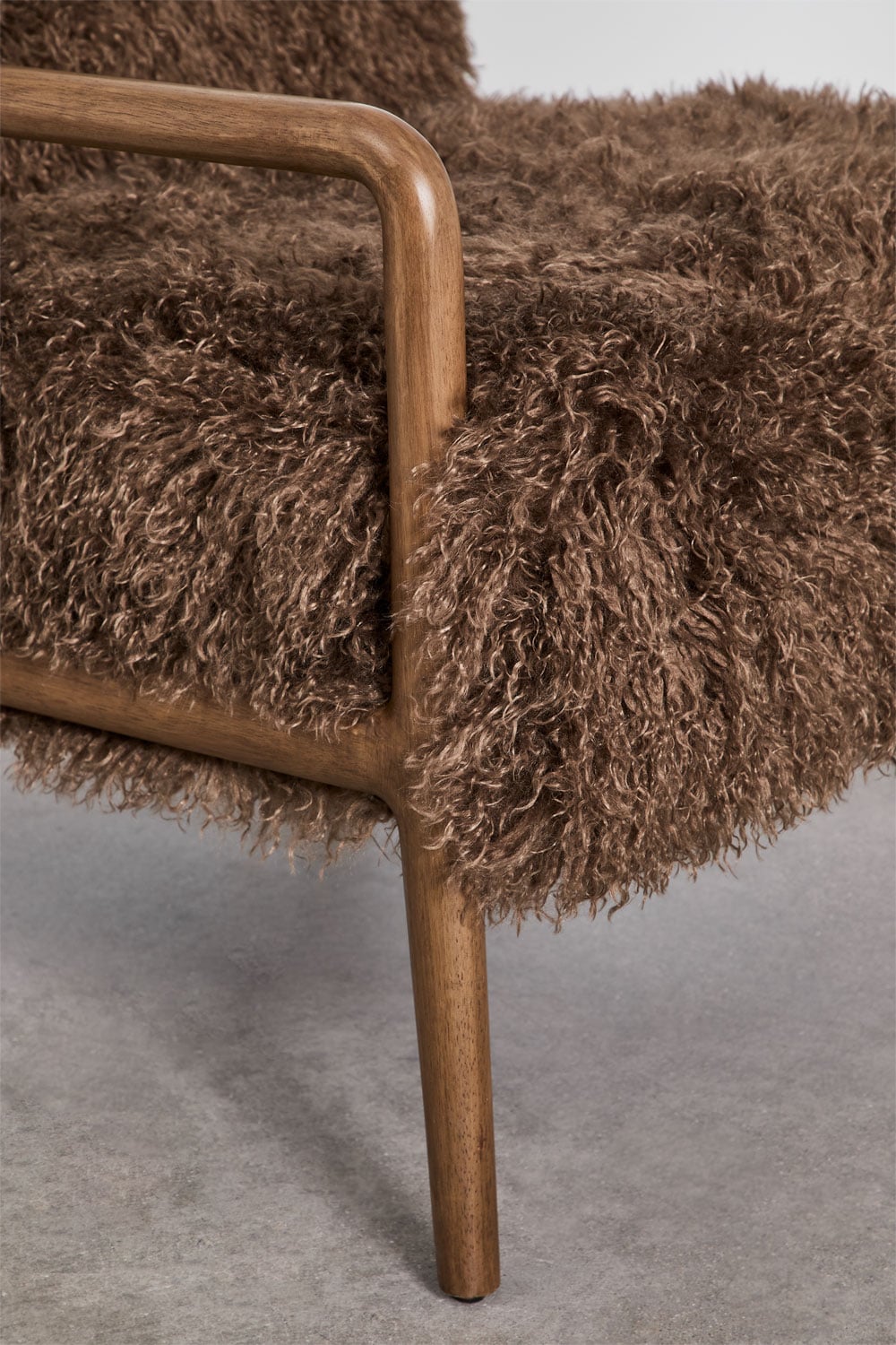 Pack de 2 sillones en madera de caucho Maylene, imagen de galer&iacute;a 7