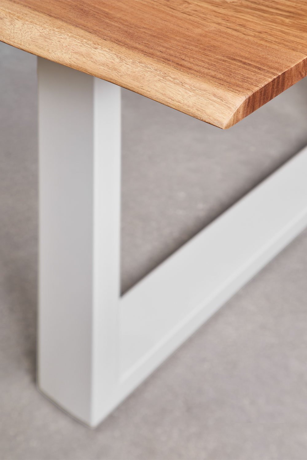 Mesa de comedor rectangular en madera de acacia Sami   , imagen de galería 6