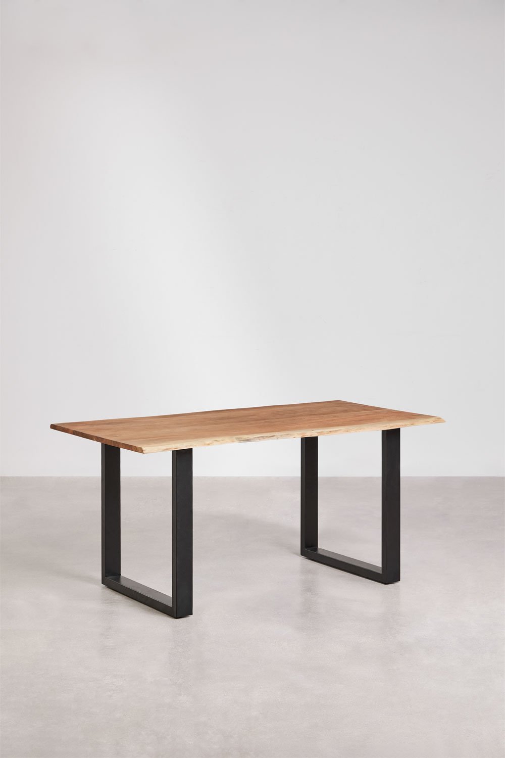 Mesa de comedor rectangular en madera de acacia Sami   , imagen de galería 1