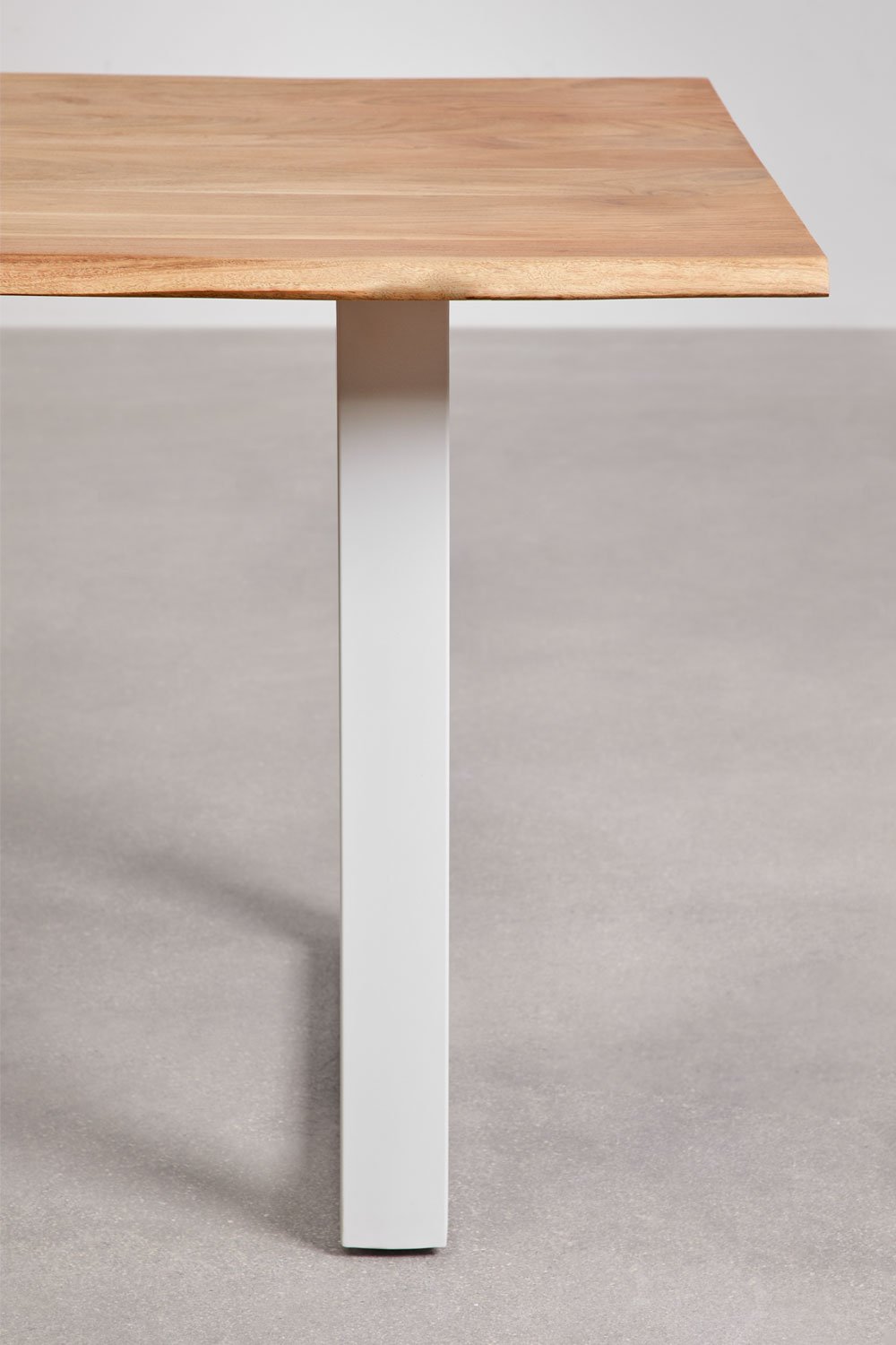 Mesa de comedor rectangular en madera de acacia Sami   , imagen de galería 5
