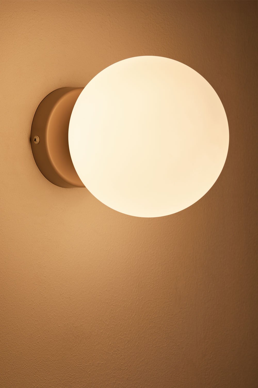 Aplique de pared para baño en acero inoxidable con bola de cristal Uvol Traditional, imagen de galería 2