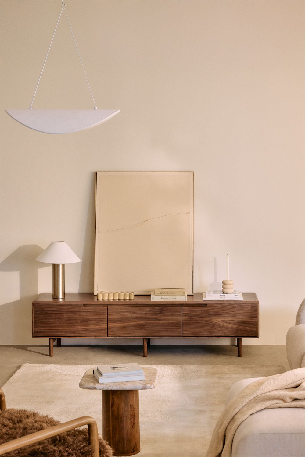 Mueble de TV en madera Treveris, imagen de galería 1