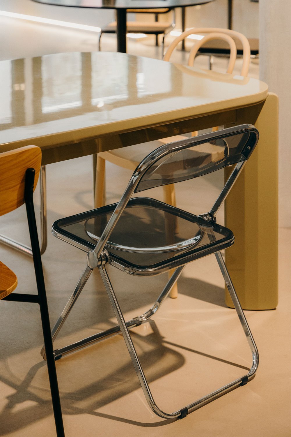 Silla de comedor plegable en hierro Kepko  , imagen de galería 1
