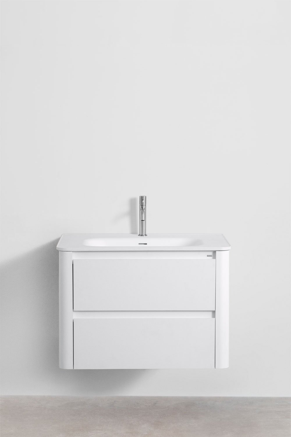 Conjunto de mueble de baño en madera con lavabo integrado Egerton, imagen de galería 2