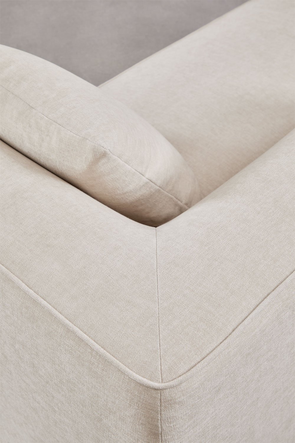 Módulo chaise longue izquierdo para sofá modular tapizado Cardea, imagen de galería 5