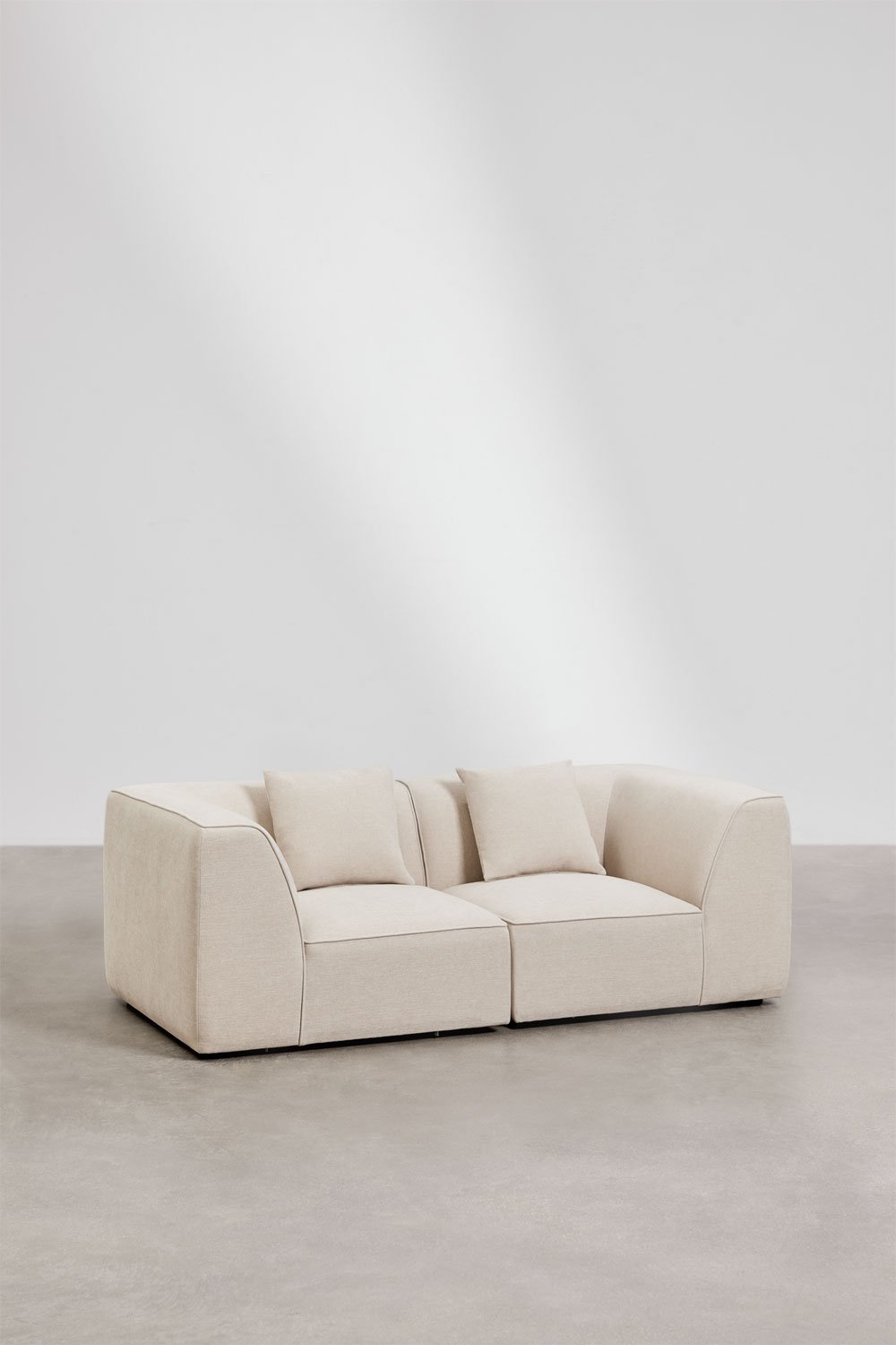 Sofá modular de 2 piezas tapizado Cardea, imagen de galería 1