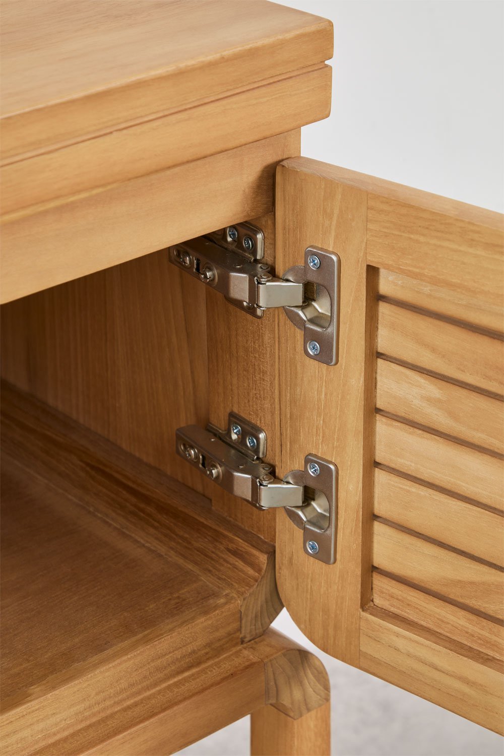 Conjunto de mueble de baño en madera de teca Bradley, imagen de galería 3