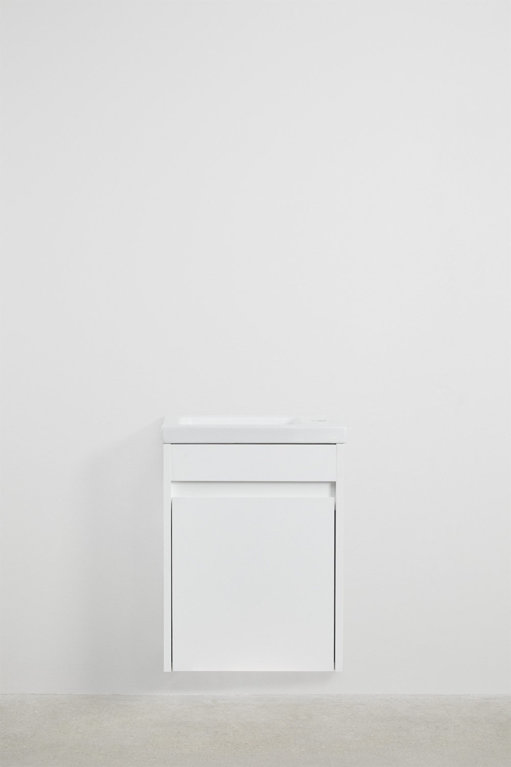 Conjunto de mueble de baño en madera con lavabo integrado Narek , imagen de galería 2