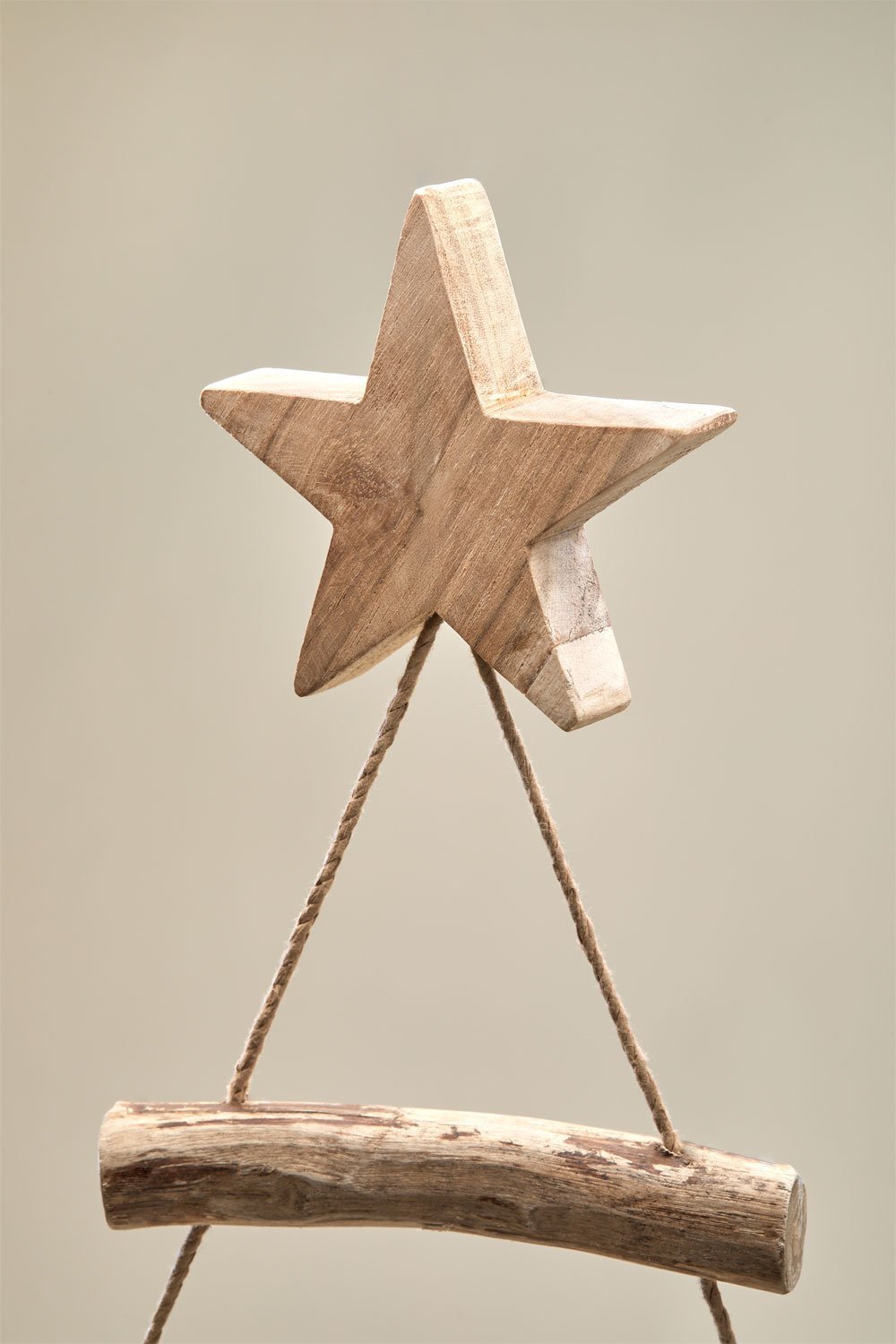 Árbol de Navidad para pared en madera de teca Esmeray, imagen de galería 2