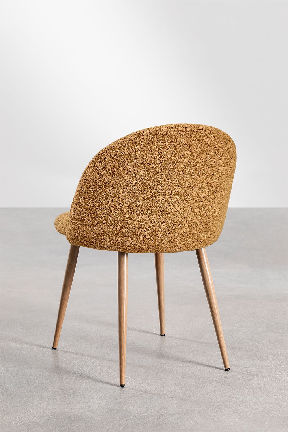 Silla de comedor en tela bouclé Kana Deluxe, imagen de galería 5