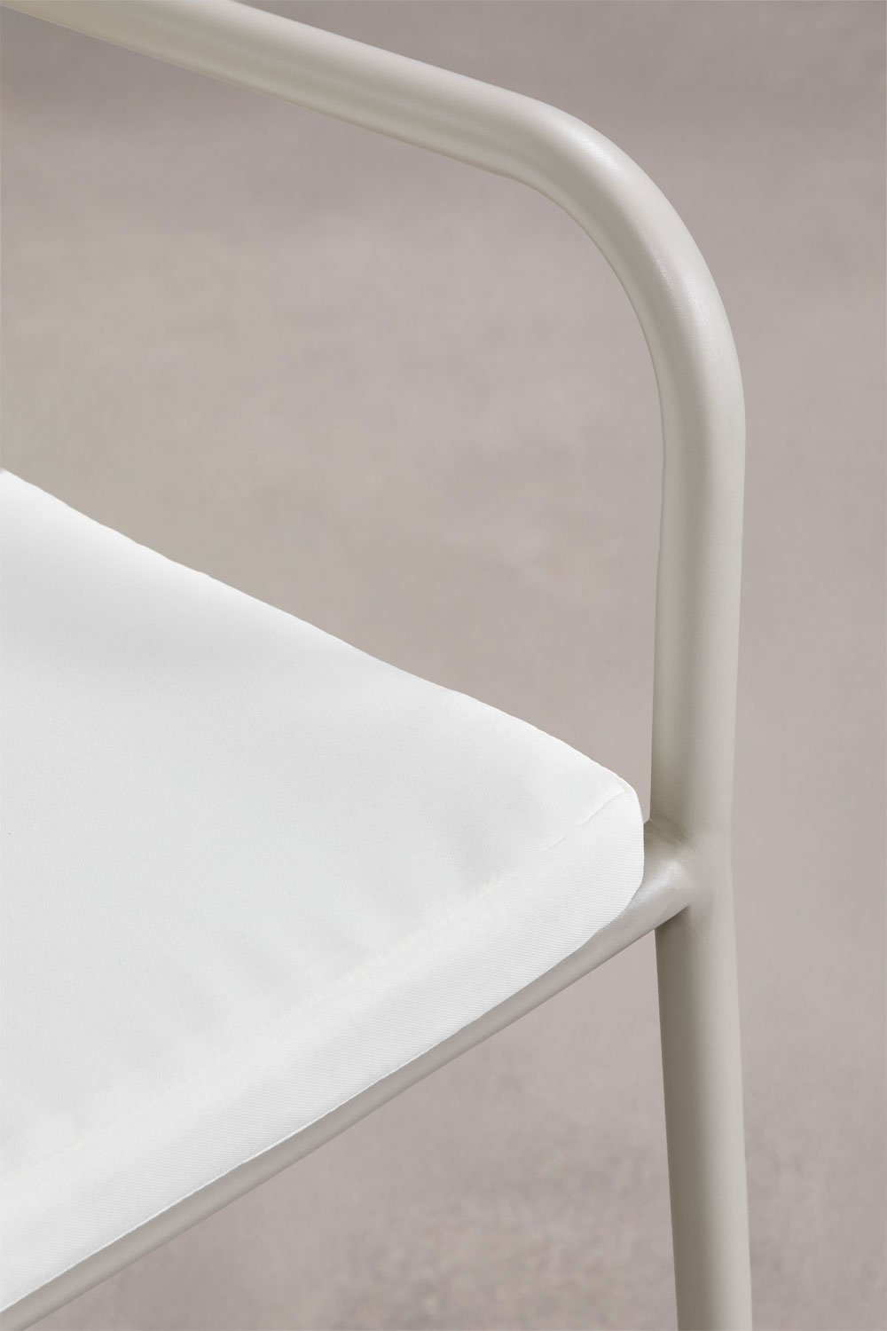 Silla de jardín apilable con reposabrazos en aluminio Alberta, imagen de galer&iacute;a 7