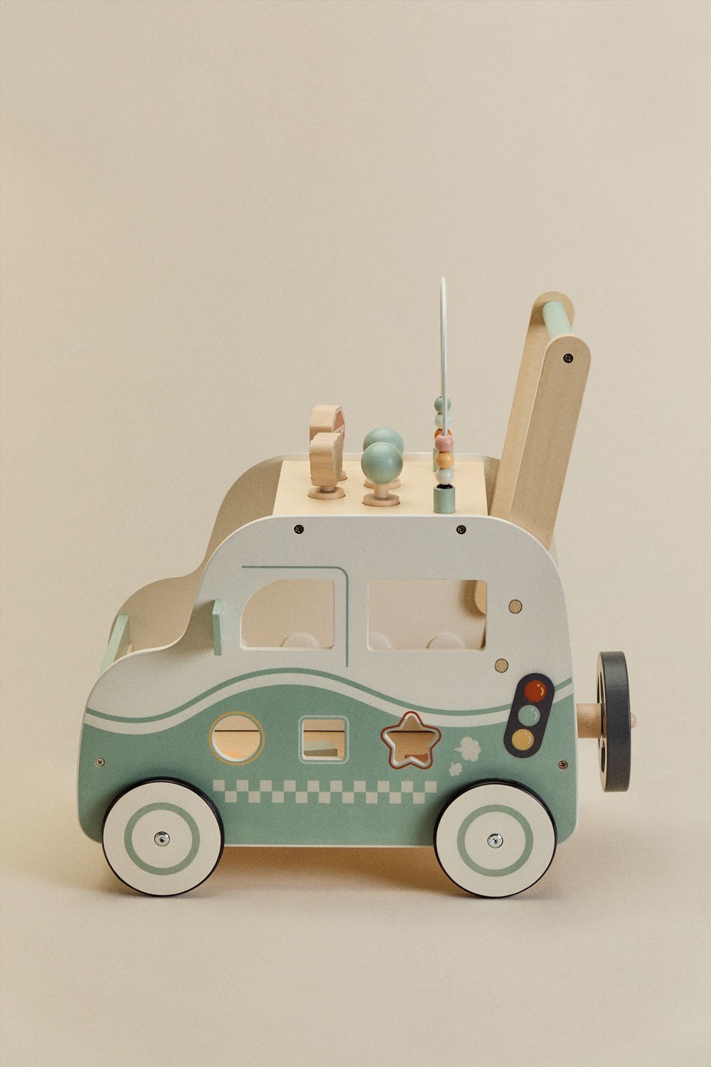 Carrito andador multiactividades en madera Giennah Kids, imagen de galería 5