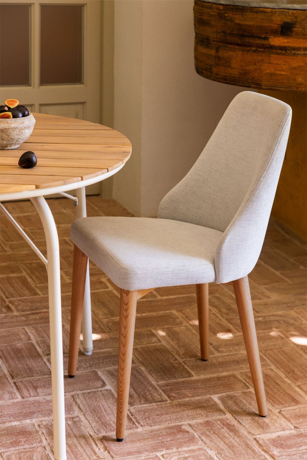 Silla de comedor tapizada Leiden, imagen de galería 1