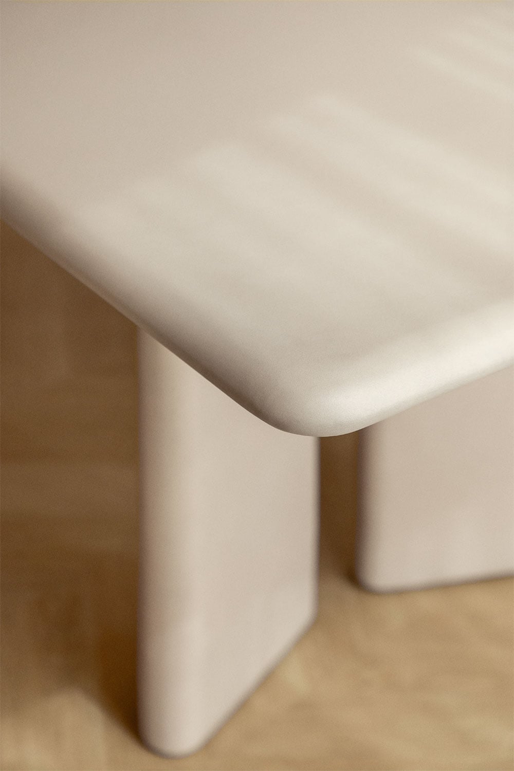 Mesa de comedor rectangular 240x105 cm en cemento Chelsea, imagen de galer&iacute;a 2