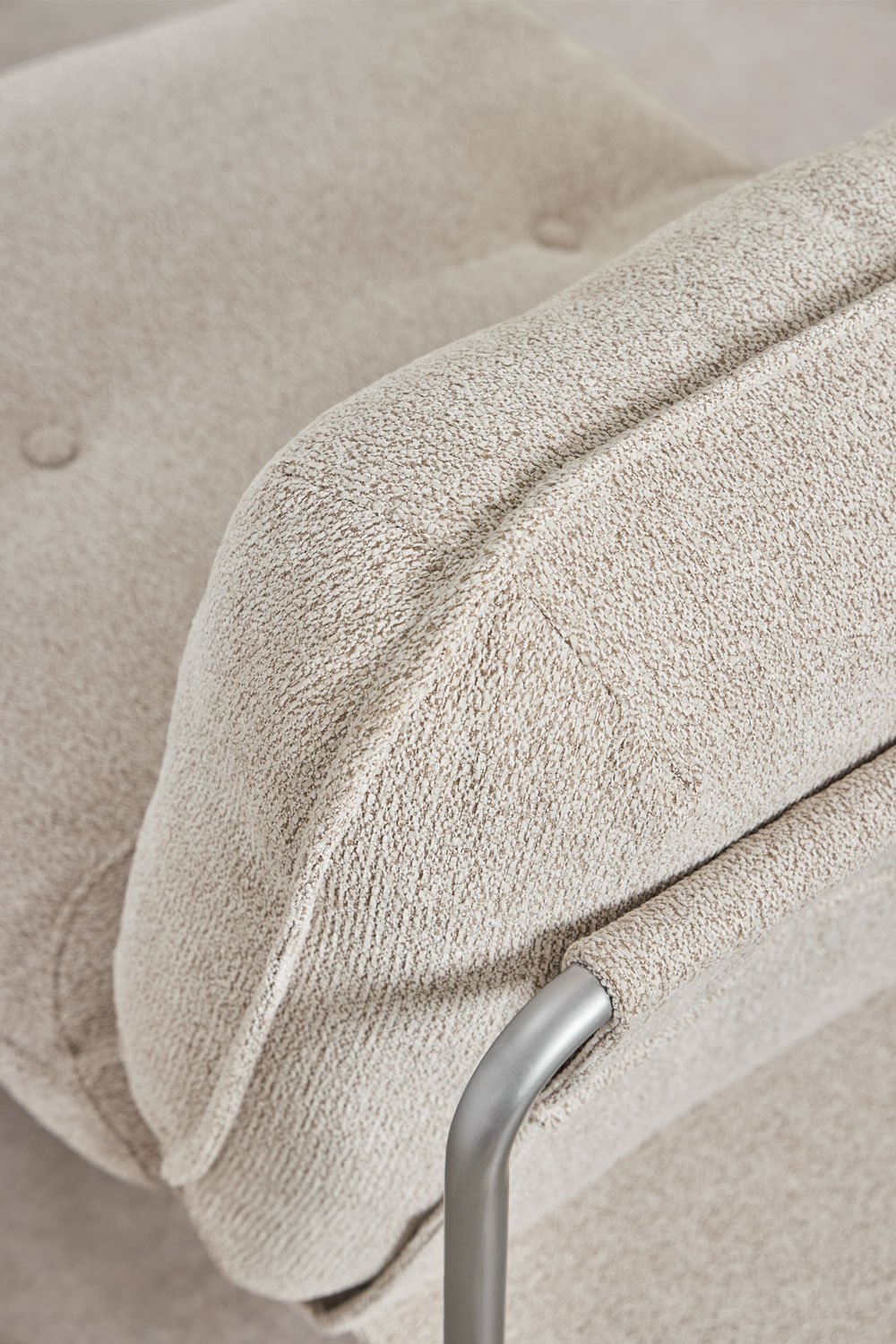 Sillón en tela bouclé Matilda, imagen de galería 4